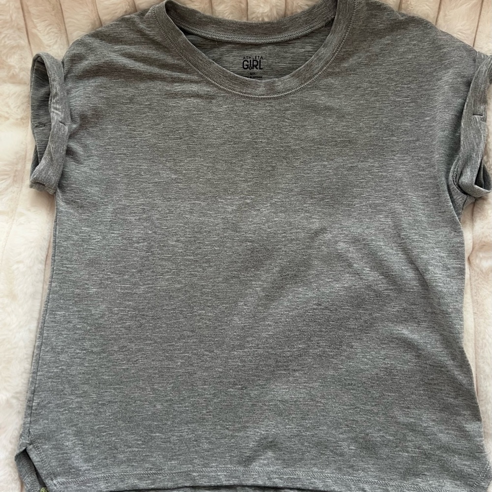 Athleta Girl Shirt- Gray